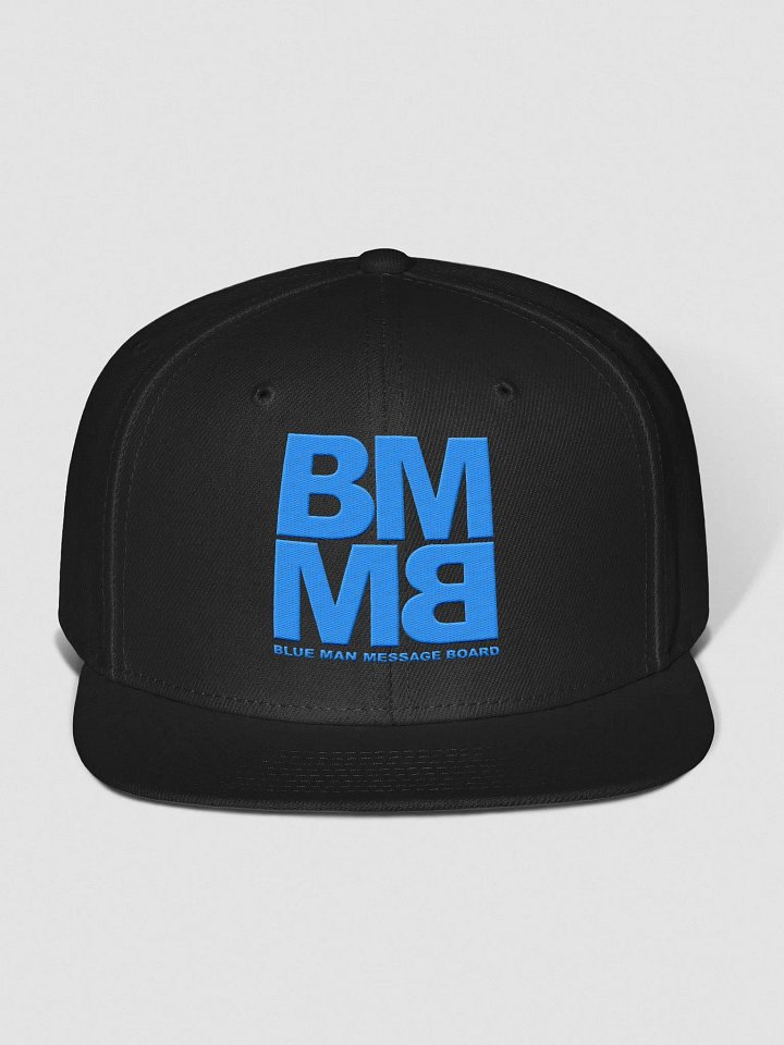 Blue Man Message Board Logo Embroidered Snapback Cap product image (1)