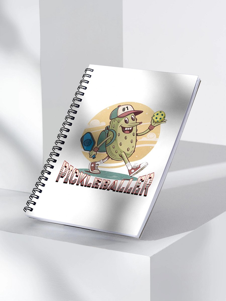 Pickleballer Pickleball Adventure Spiral Notebook product image (3)