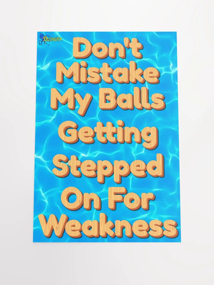 Don't Mistake Poster product image (1)