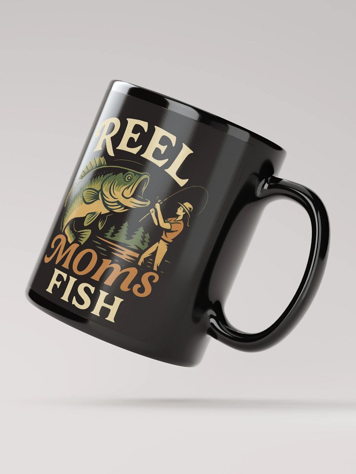 Reel Moms Fish Coffee Mug – Funny Vintage Mug for Fishing Moms product image (4)