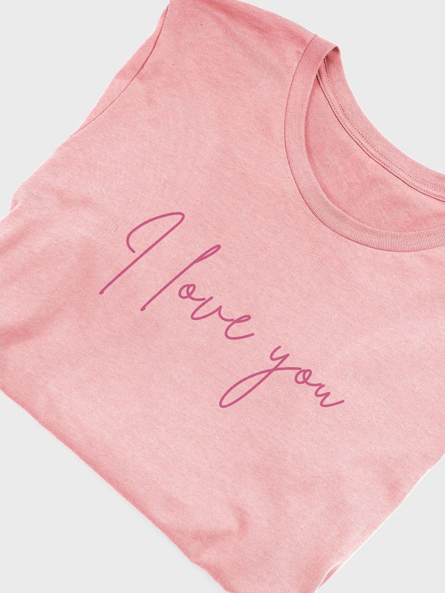 Women's Cursive I Love You T-Shirt product image (5)