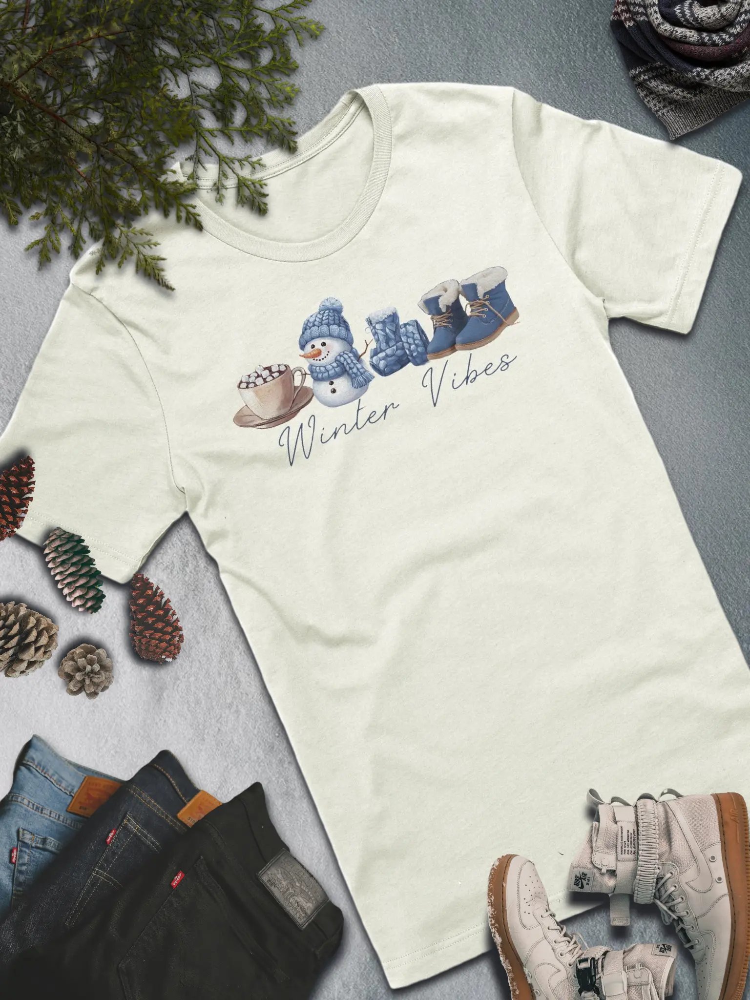 Winter Vibes T-Shirt – Cozy and Stylish Winter Fashion product image (1)