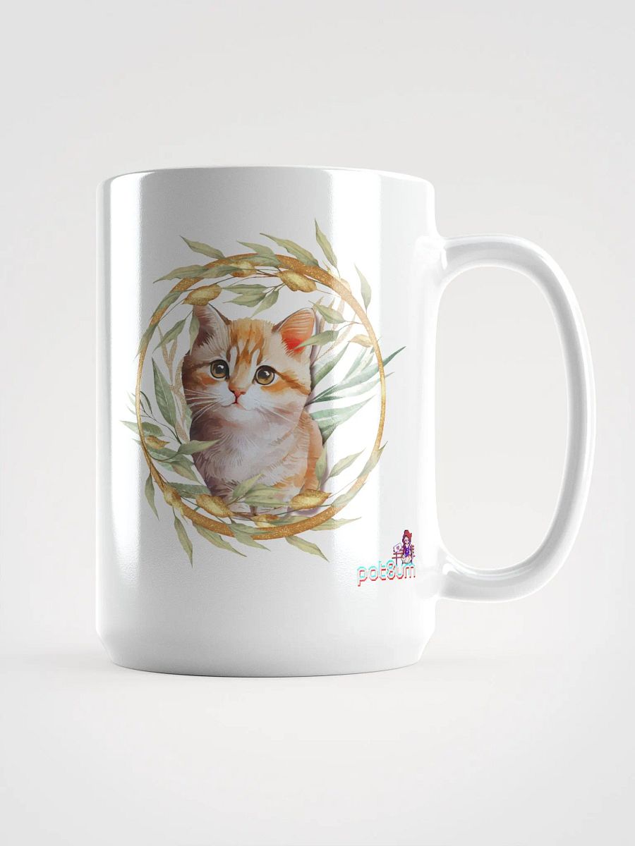 GOLDEN PUSSY CLUB white glossy mug product image (5)