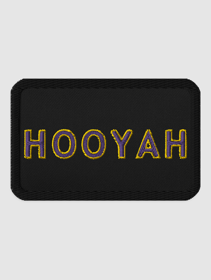 Hooyah Embroidered Patch product image (1)