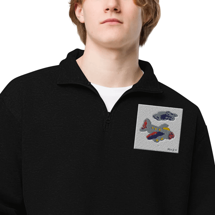 Kid Airplane (Cotton Heritage Unisex Fleece Pullover) product image (1)