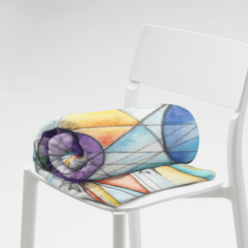Circles to Circles #3 - Stereographic Projection Mathematical Art Blanket product image (4)