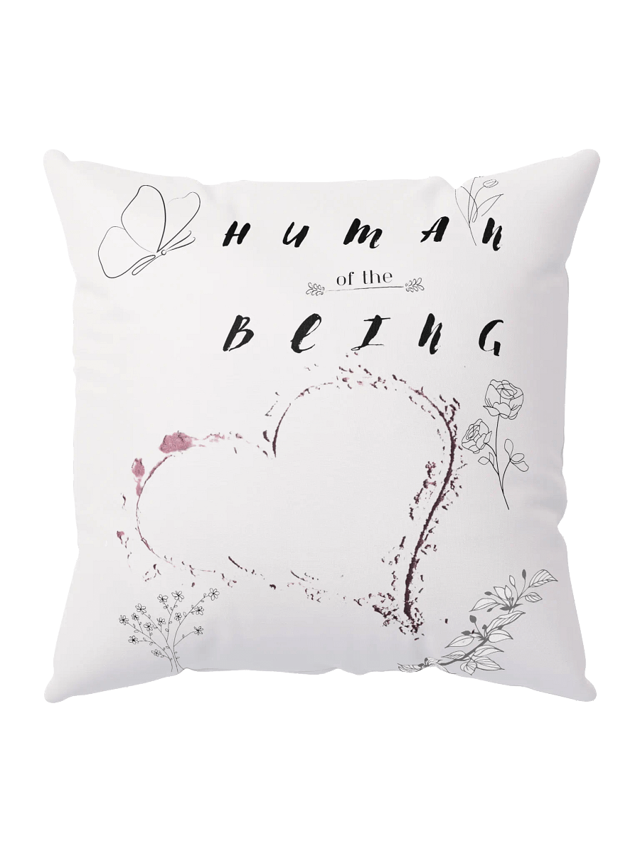 Cascading Love All-Over Print Pillow, "Human of the Being" product image (2)