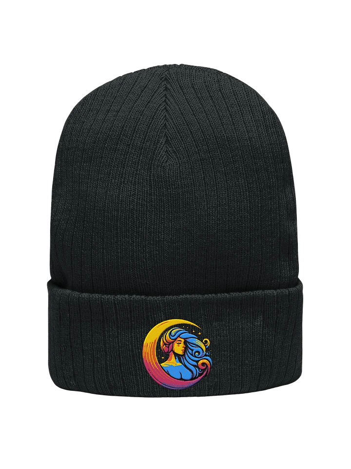 Celestial Crescent Moon Beanie product image (1)