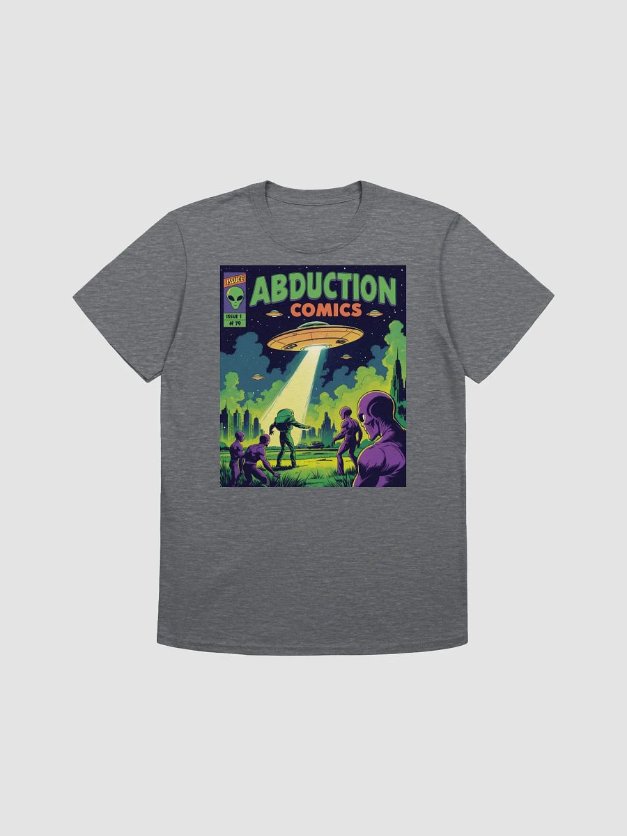 1970s Sci-Fi Comic T-Shirt – Retro Alien Abduction Art product image (19)