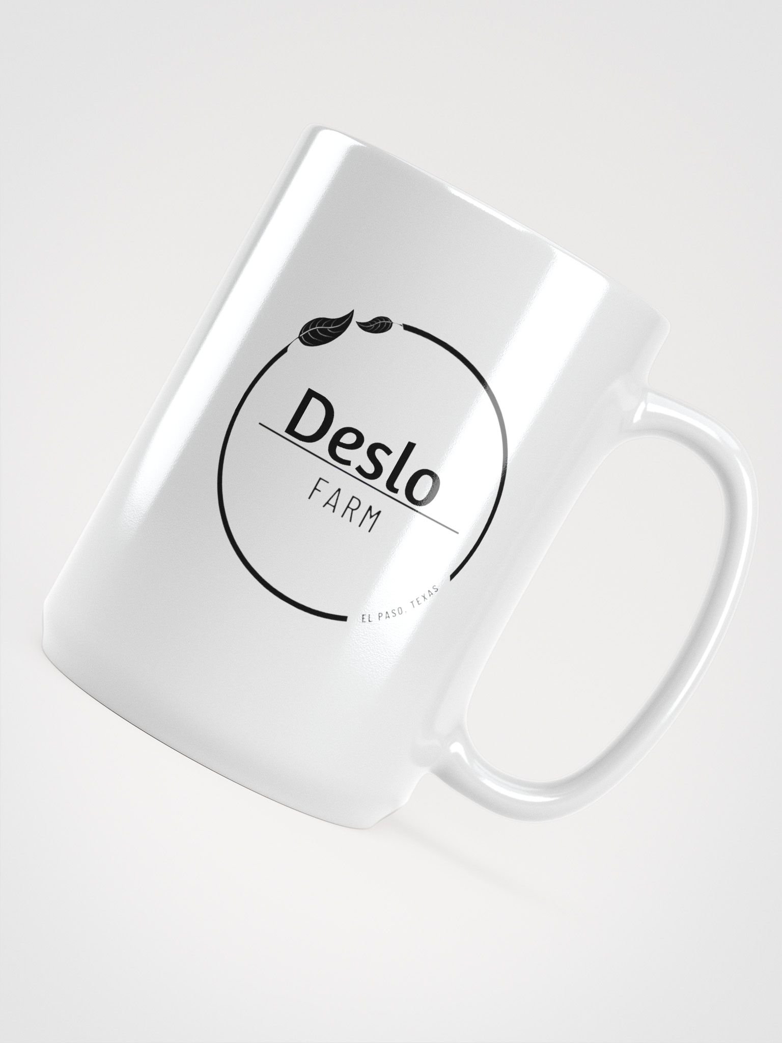 Deslo Farm White Glossy Mug product image (4)