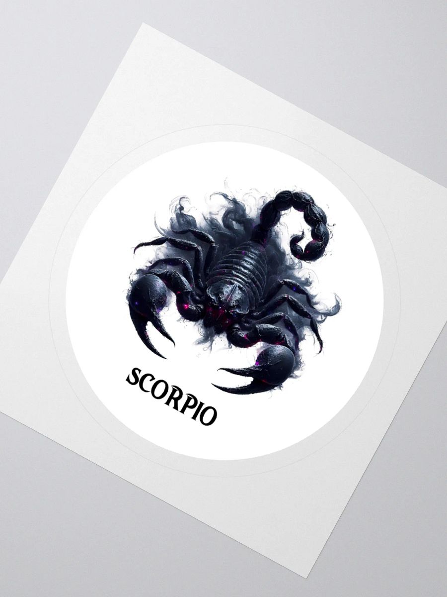 Mythical Scorpio Zodiac Round Sticker product image (2)
