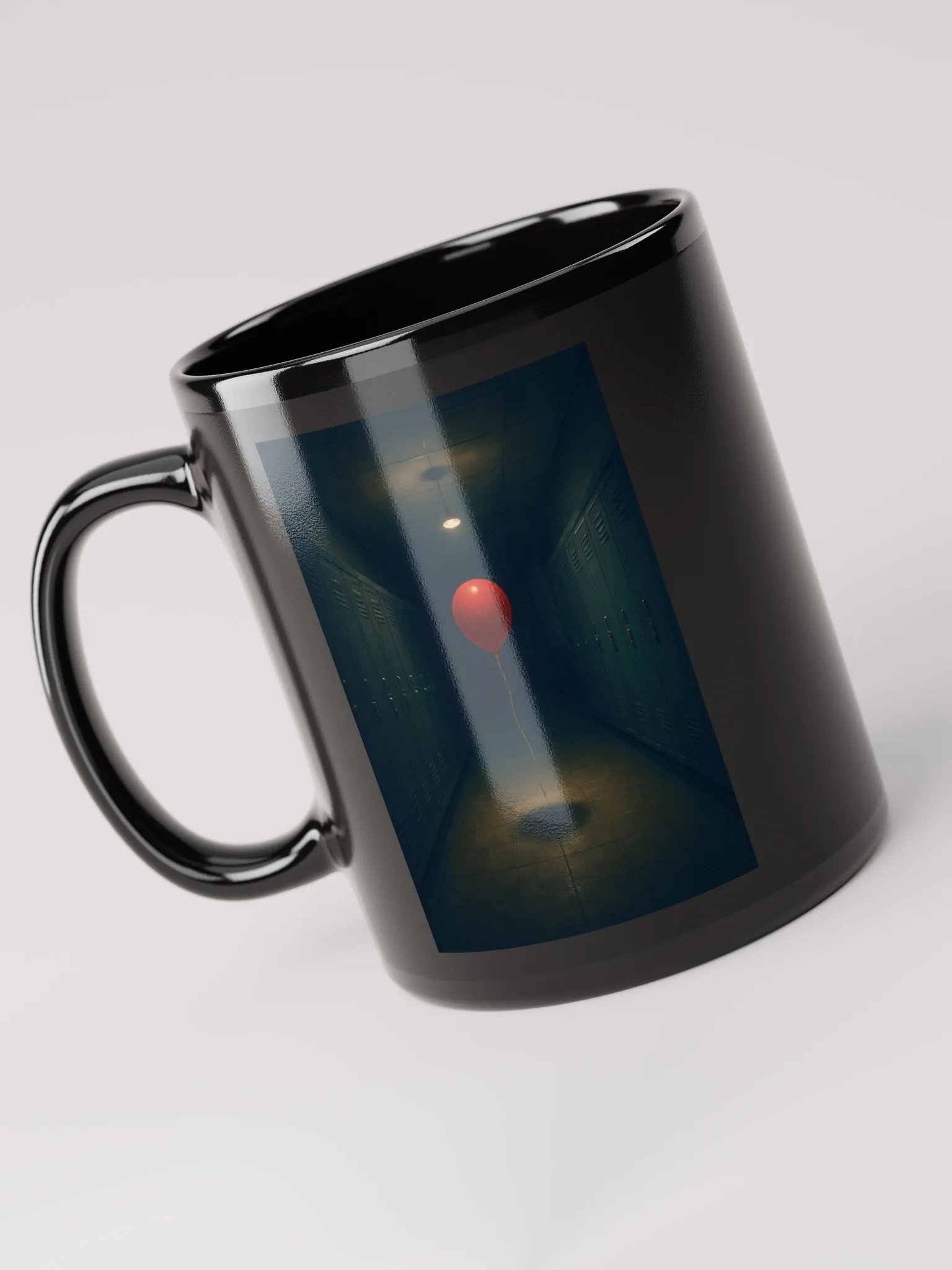 “It’s Watching” – Red Balloon Edition Mug (front and back ) (11oz & 15oz) Sinister Stories Exclusive product image (5)