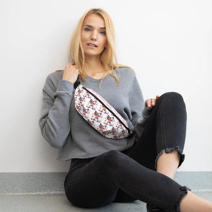 Flower Fox Fanny Pack - July 4th product image (1)