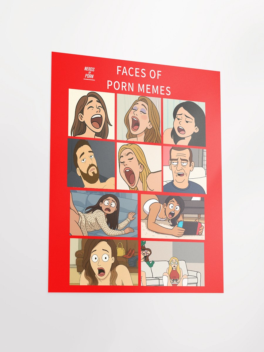 Faces of Porn Memes Poster product image (3)