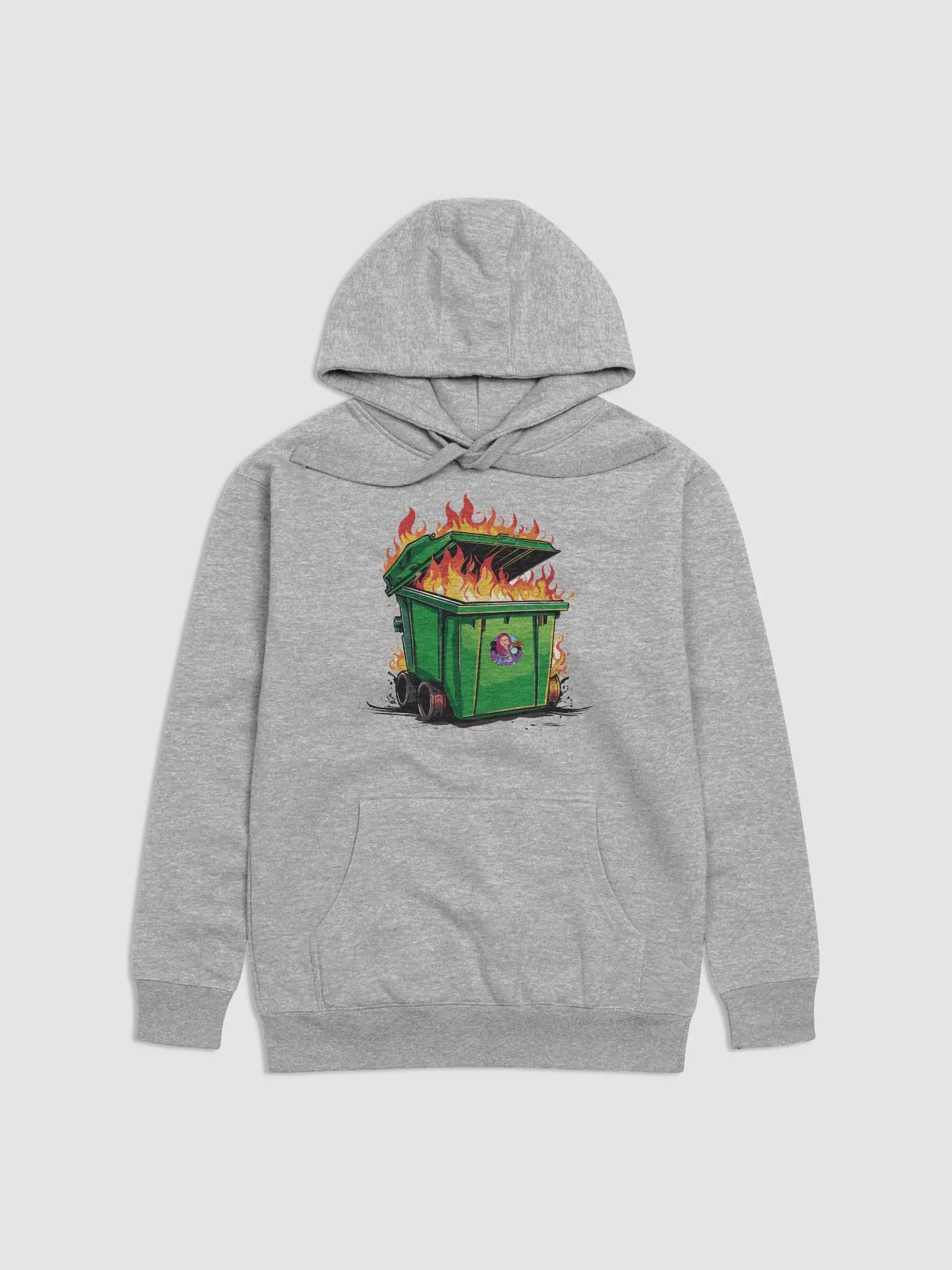 Flaming Dumpster Unisex Hoodie product image (1)