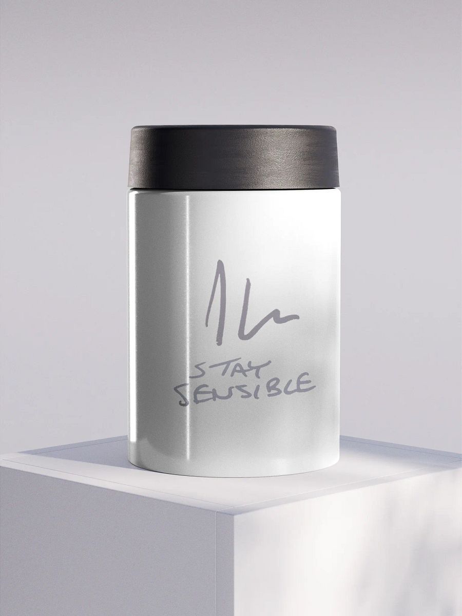 Jon Hare Signed Stainless Steel Koozie product image (2)