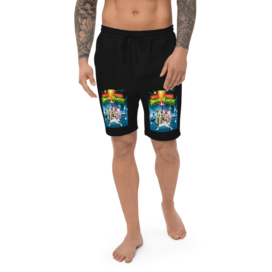 Mighty Morphin Power Rangers Action Fleece Shorts product image (3)