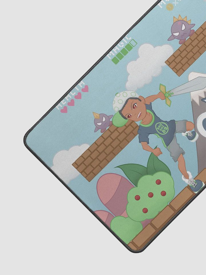 Broshi and Bowshi Adventure Deskmat 12x22 Inches product image (1)