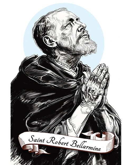 Saint Robert Bellarmine Patron Saint of Catechists, Religious Education, Catechism Writers, Canon Lawyers, Matte Poster product image (1)