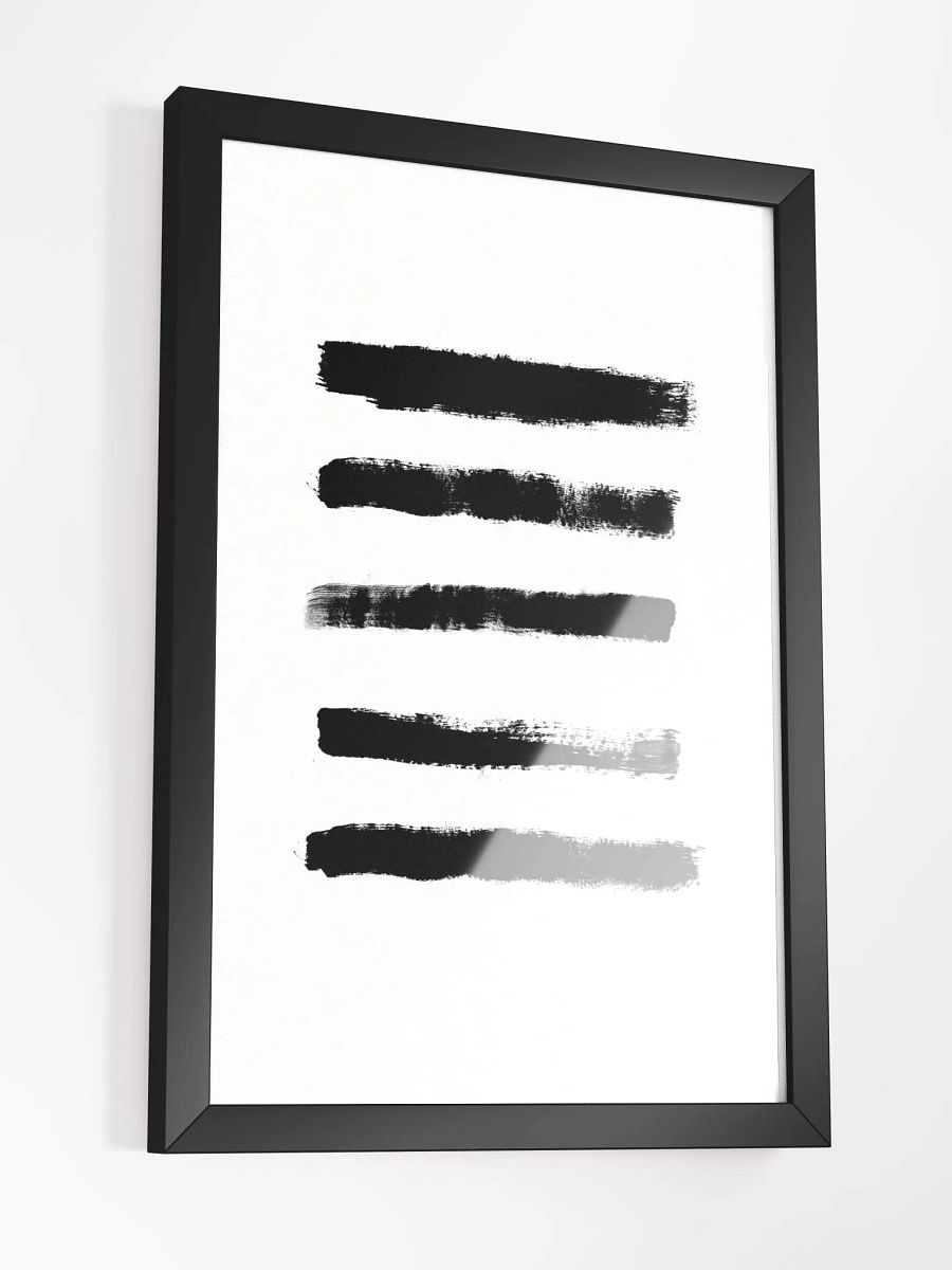 Ethereal Brushstrokes Framed Poster – Abstract Minimalist Wall Art | Elegant Pastel Design | Premium Framed Décor for Modern Interiors product image (1)