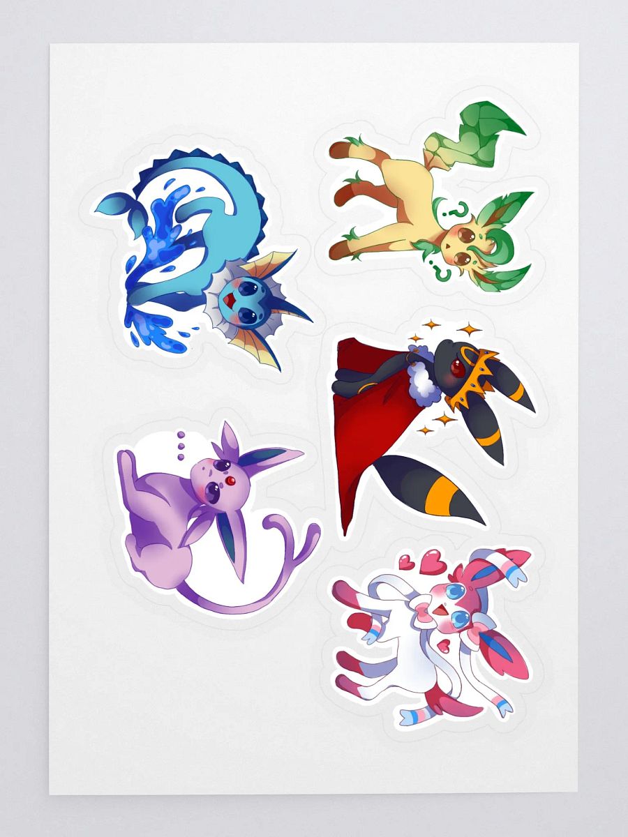 Eeveelutions Sticker Sheet product image (3)