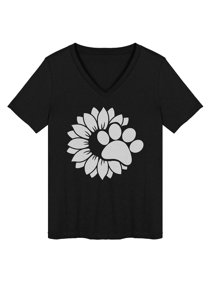 Sunflower Paw V-Neck T-Shirt product image (2)