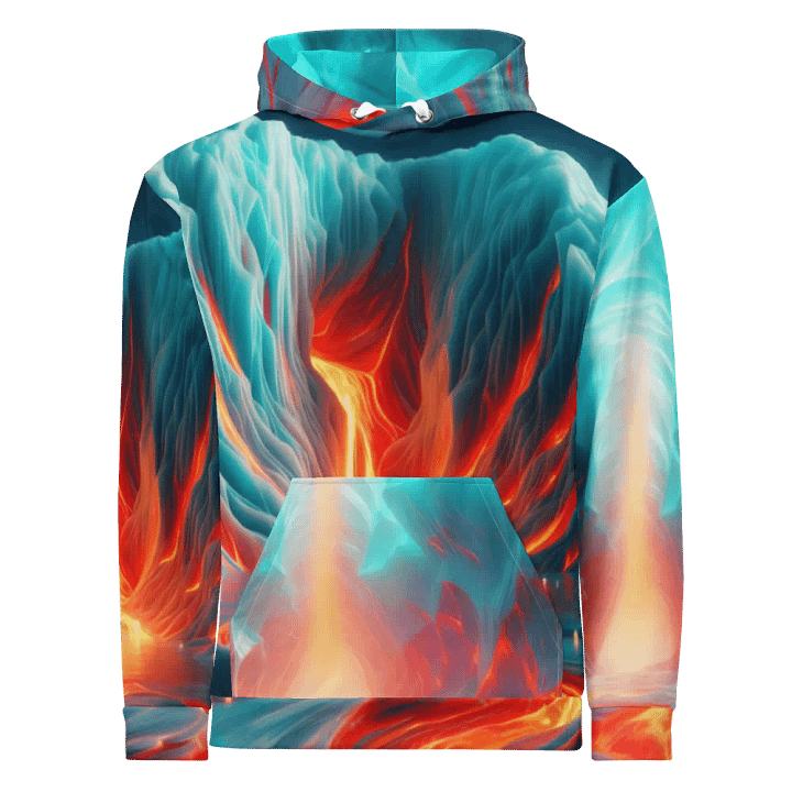 Fire and Ice - Molten Lava Meets Ice #3 product image (1)