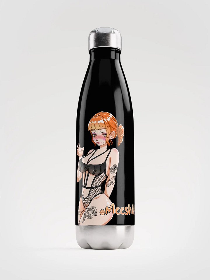 MeeshVS Clown Girl Water Bottle (Orange Hair) product image (1)