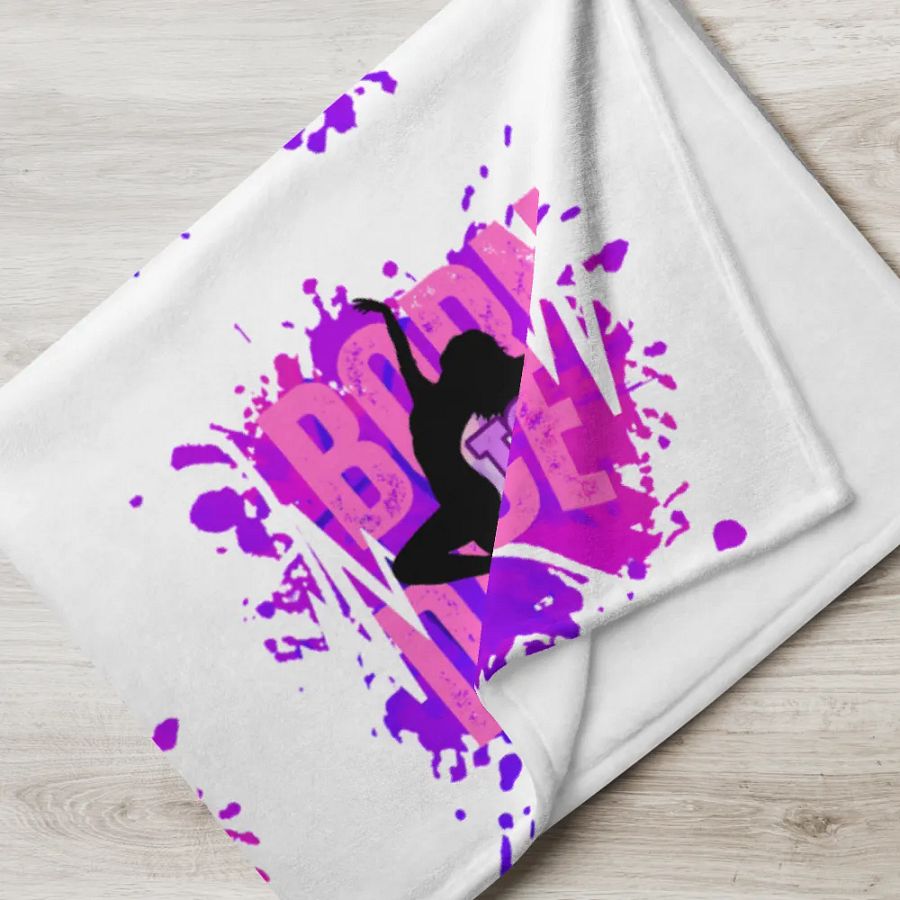 Born to Dance Her Silhouette Throw Blanket product image (17)