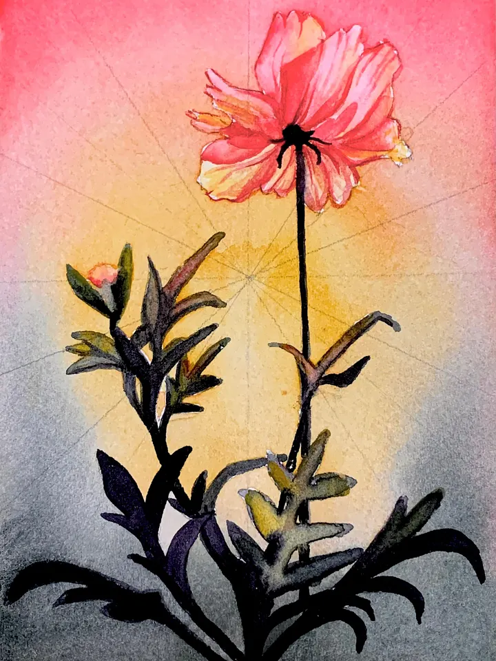 Custom Watercolor Flower product image (1)