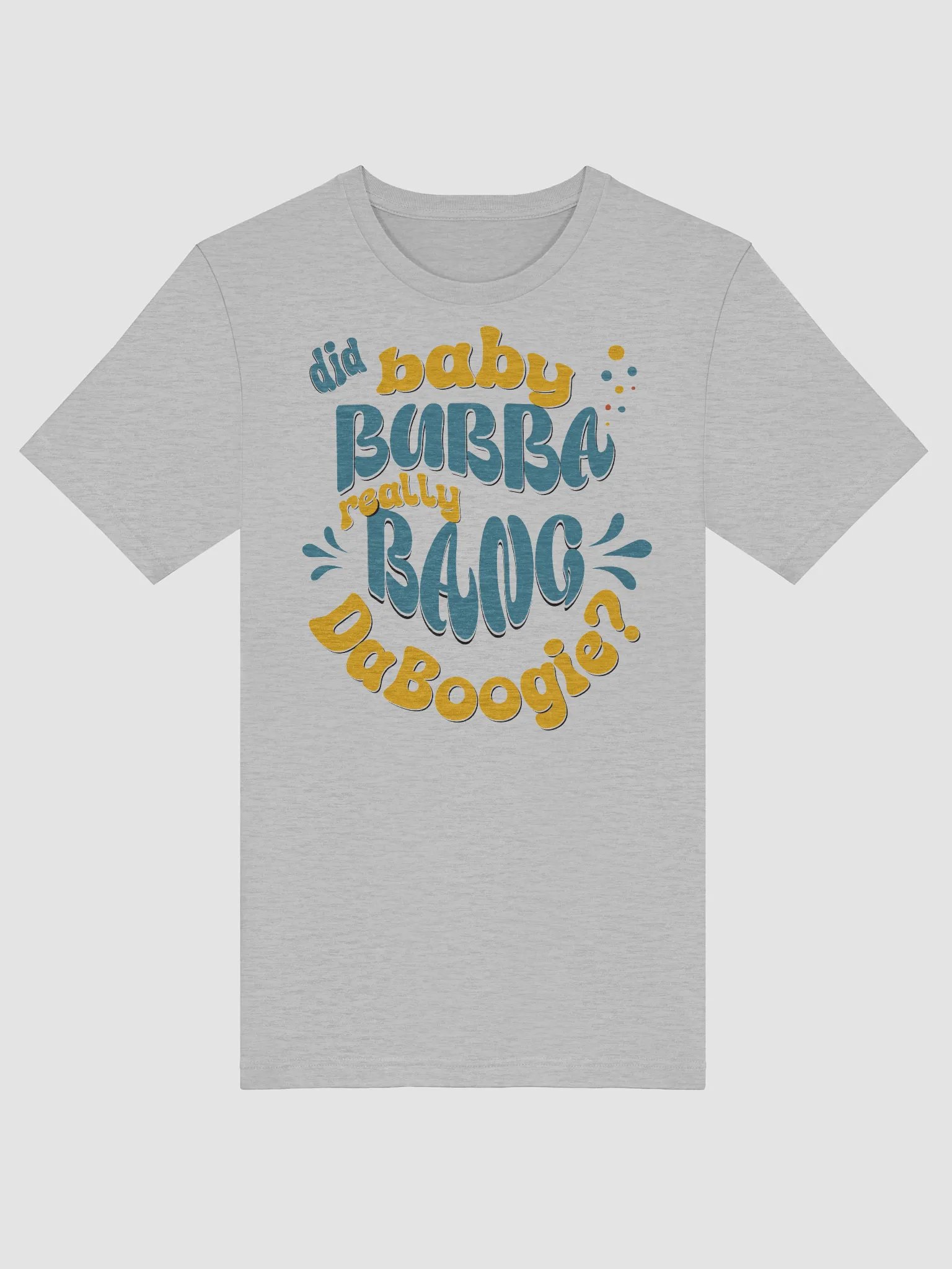 Did Baby Bubba Bang DaBoogie tee (white/gray) product image (1)