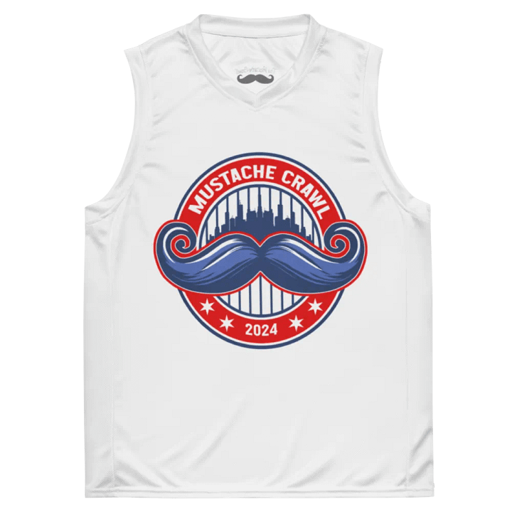 2024 Mustache Crawl Basketball Jersey product image (2)