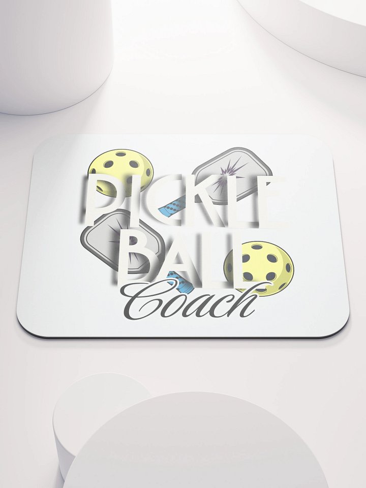 Pickleball Coach Reflective Classic Mouse Pad product image (2)