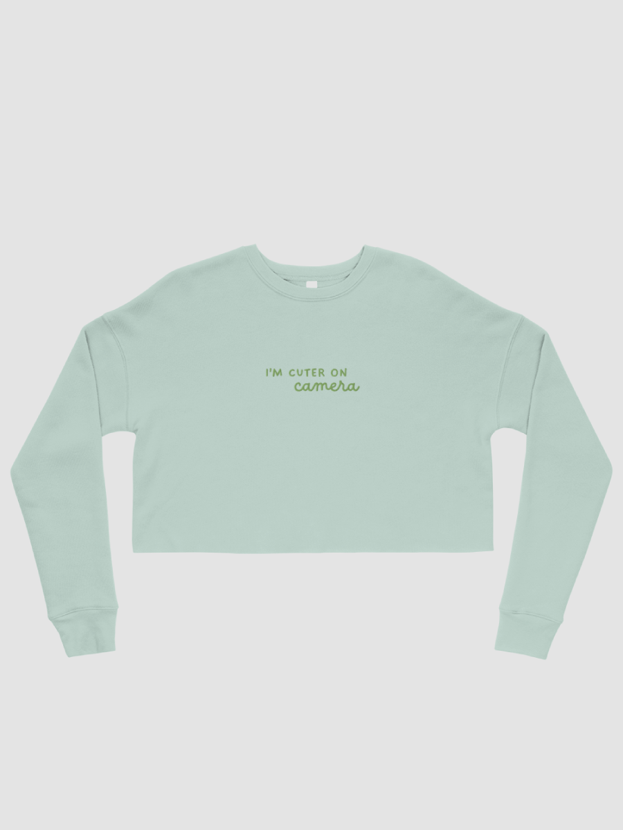 Cuter on Camera Crop Sweater - Mint product image (2)