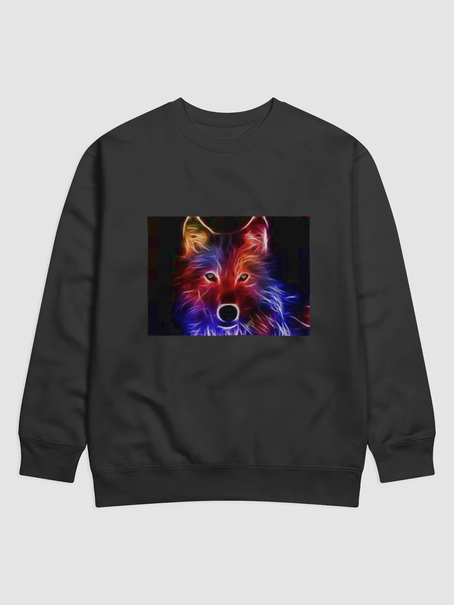 Neon Wolf Spirit Premium Sweatshirt product image (1)