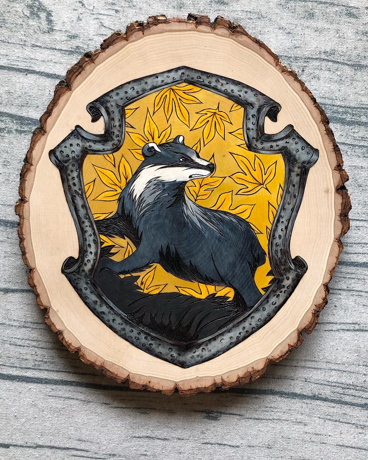 Hufflepuff Hogwarts House Crest product image (1)