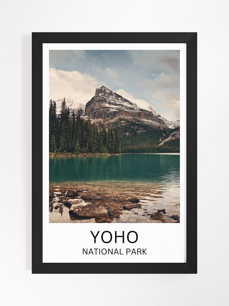 Yoho National Park Serenity Matte Framed Poster