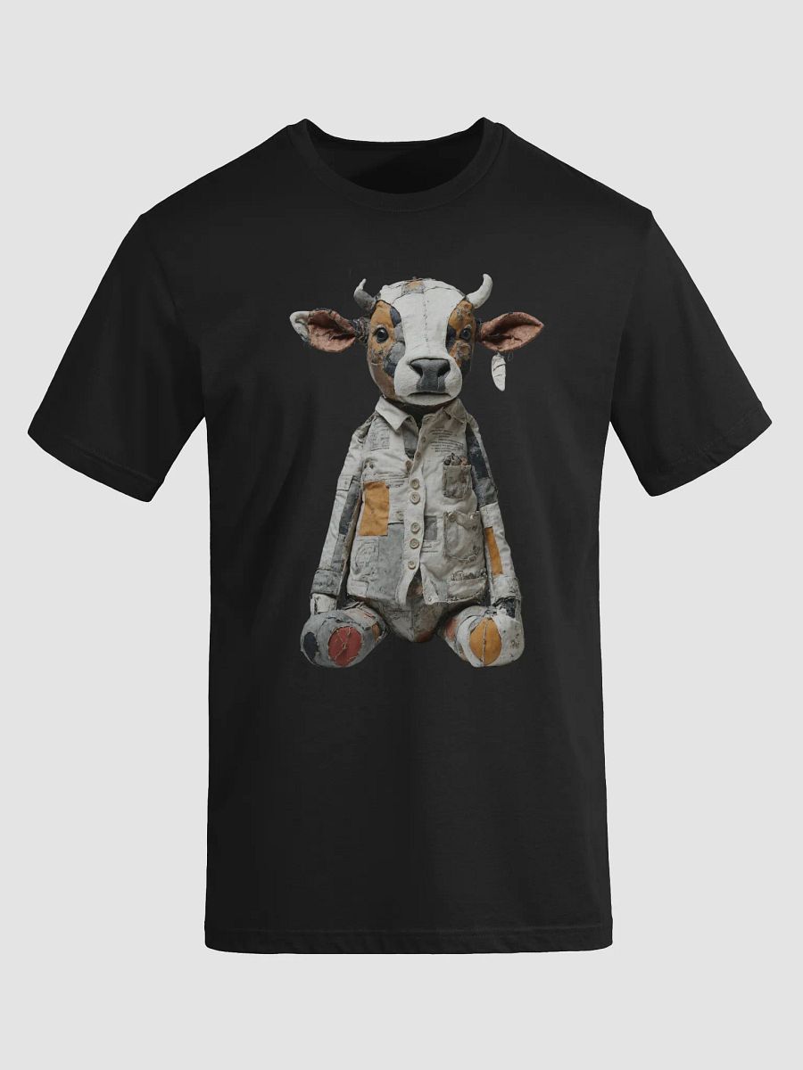 Whimsical Patchwork Cow Sculpture T-Shirt product image (54)