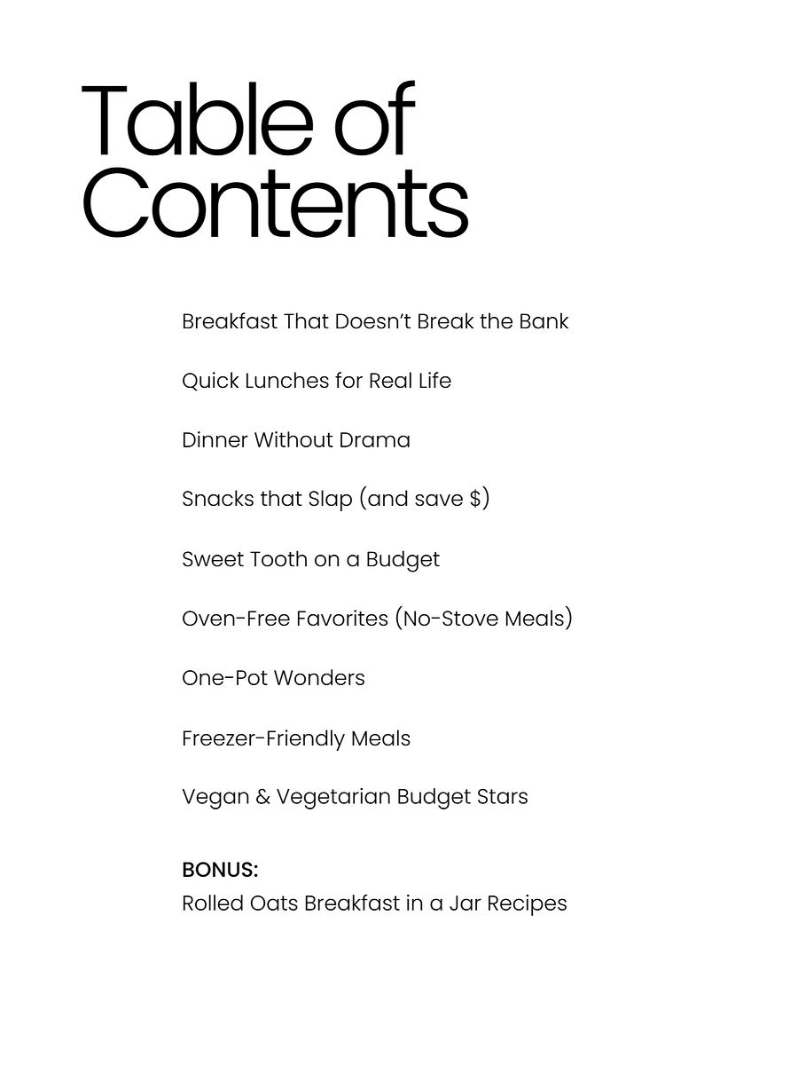 INSTANT DOWNLOAD of Hippos Cookbook: Cheap and Easy Recipes - HRC and iHutto Fundraiser product image (5)