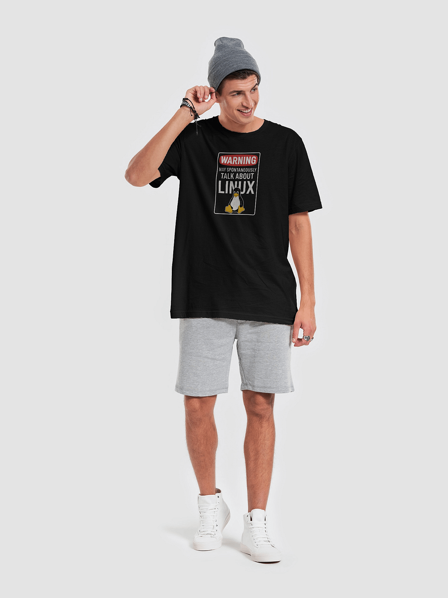 "May Spontaneously Talk About Linux" T-Shirt product image (4)