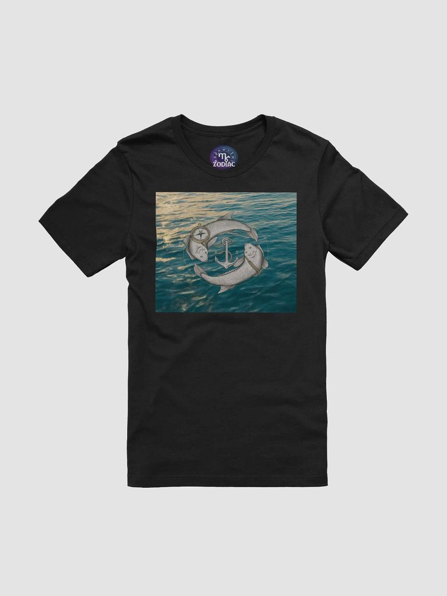Pisces Zodiac Unisex T-Shirt - Anchor Design product image (3)