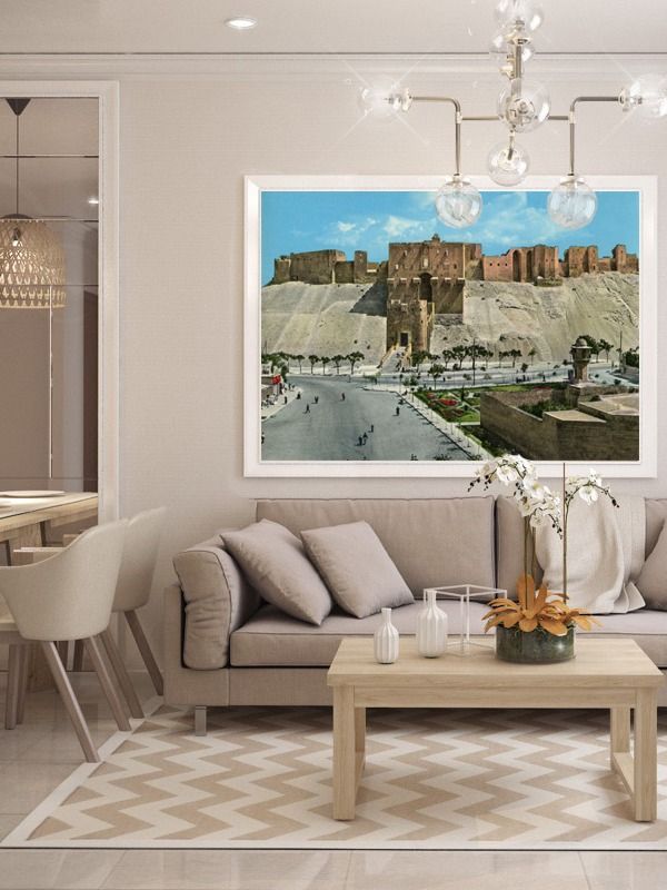 صورة : حي مجاور لقلعة حلب بدايات القرن العشرين product image (1)
