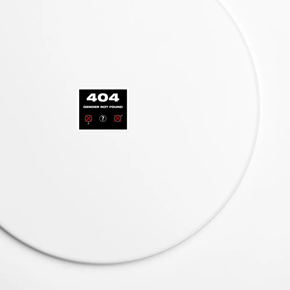 404 Gender Not Found Magnet product image (5)