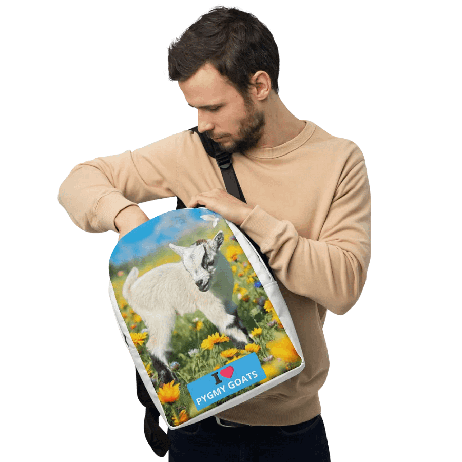 I LOVE PYGMY GOATS BACKPACK product image (9)