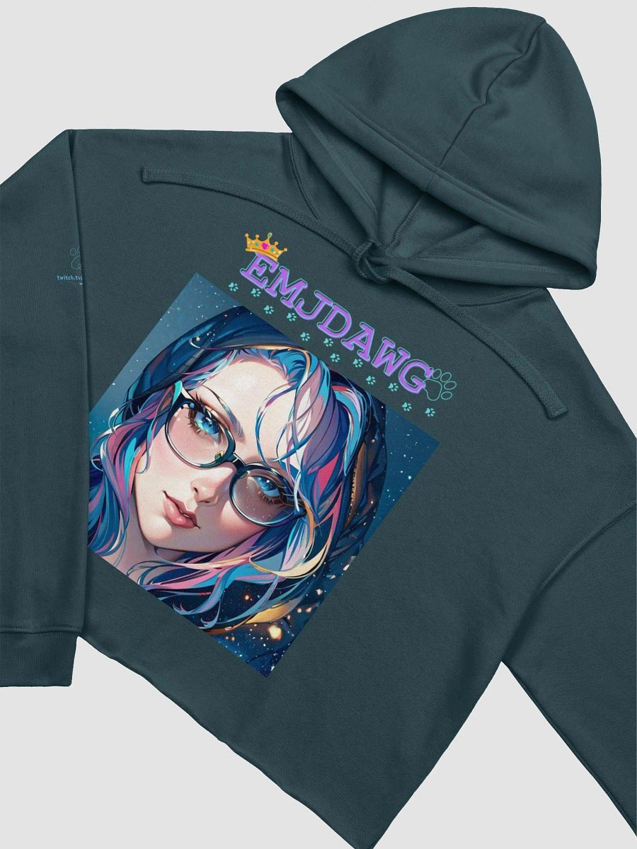 EmJDawg Starry FaceOFF Crop Sweatshirt (w/Pupper Peekaboo) product image (21)
