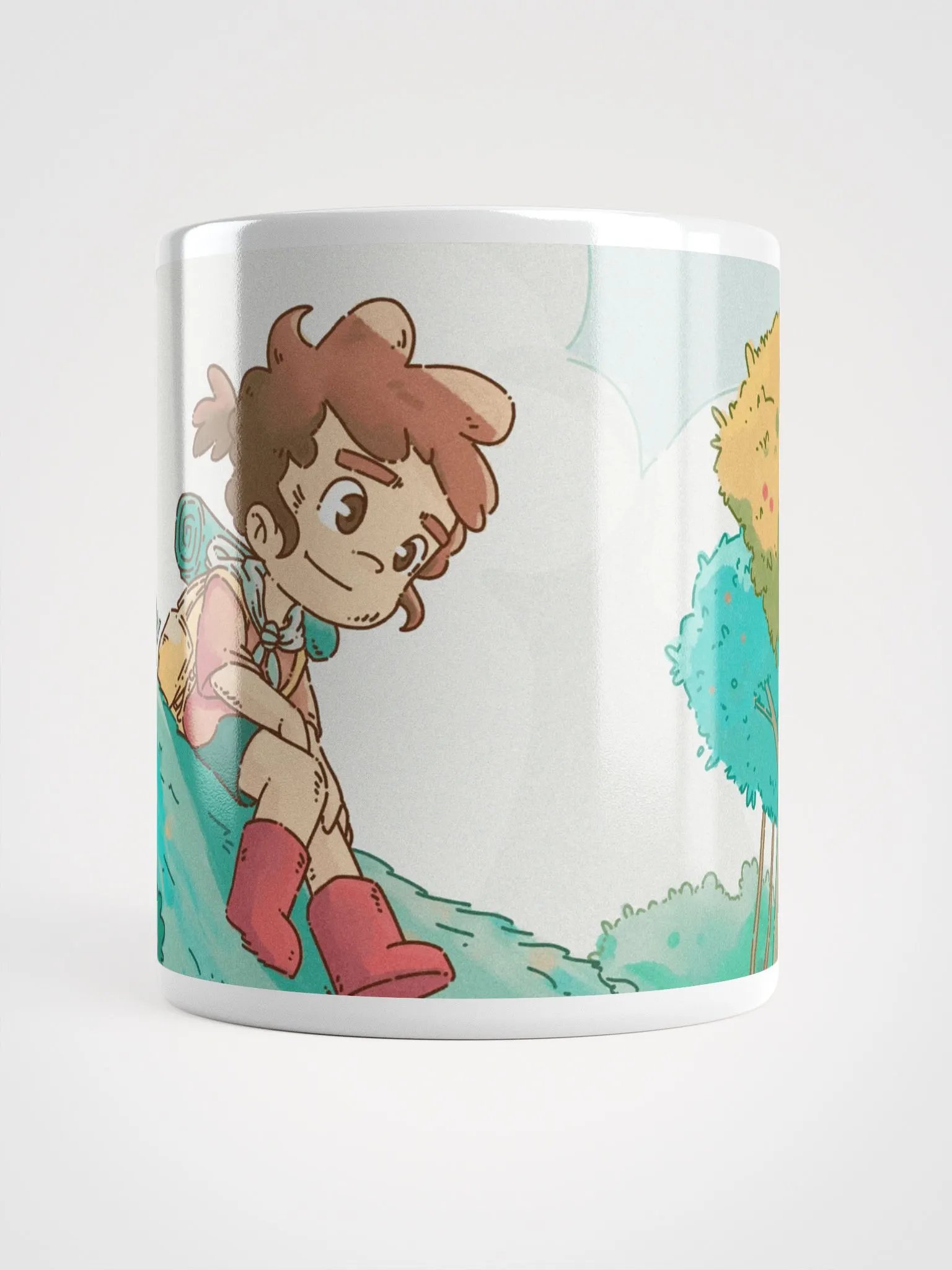 The Breeze | White Glossy Mug product image (1)