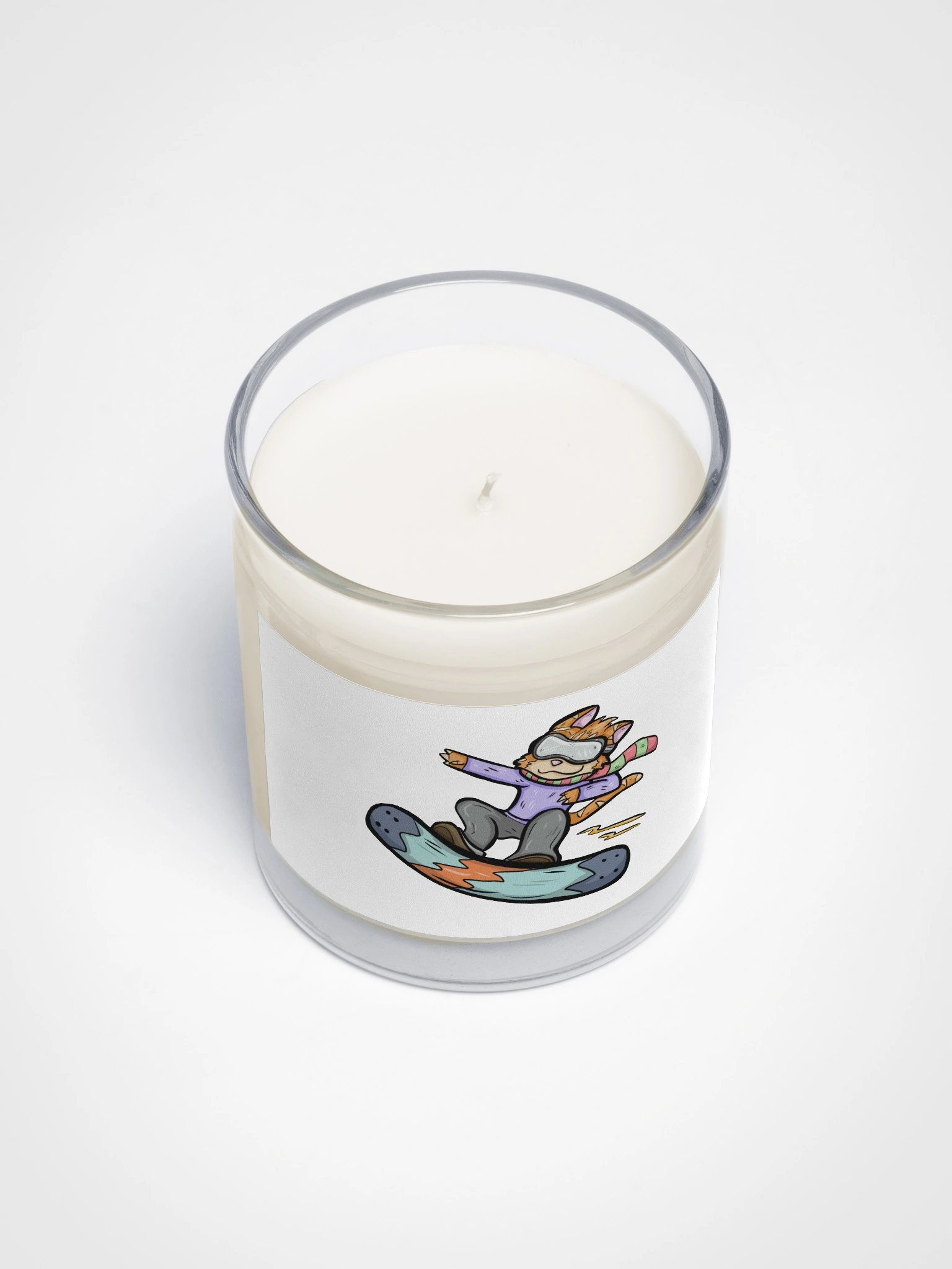 Rusty Snowboarding Holiday Candle Christmas 2025 product image (3)