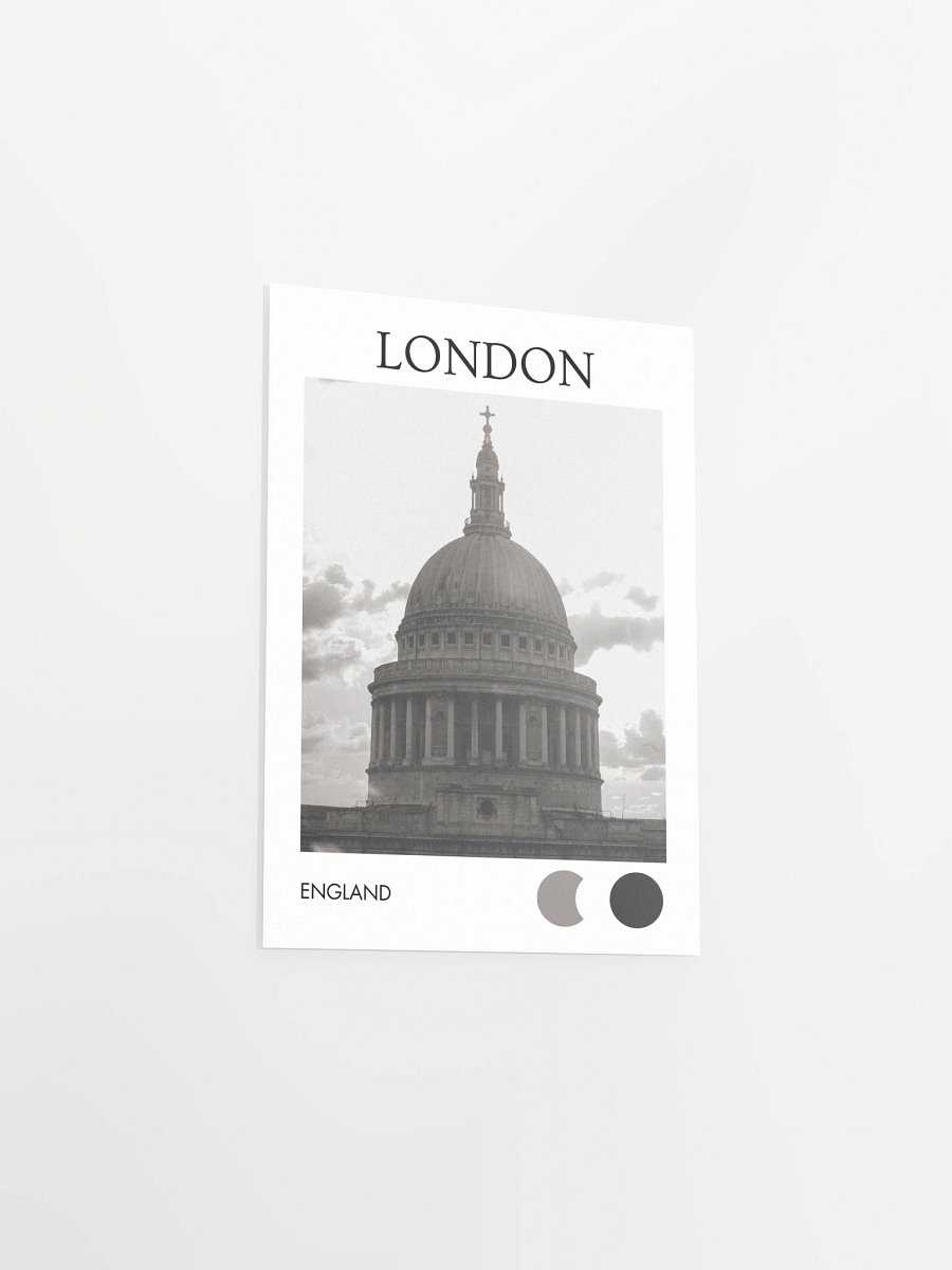 St. Paul's Dome - Black & White City Print product image (21)