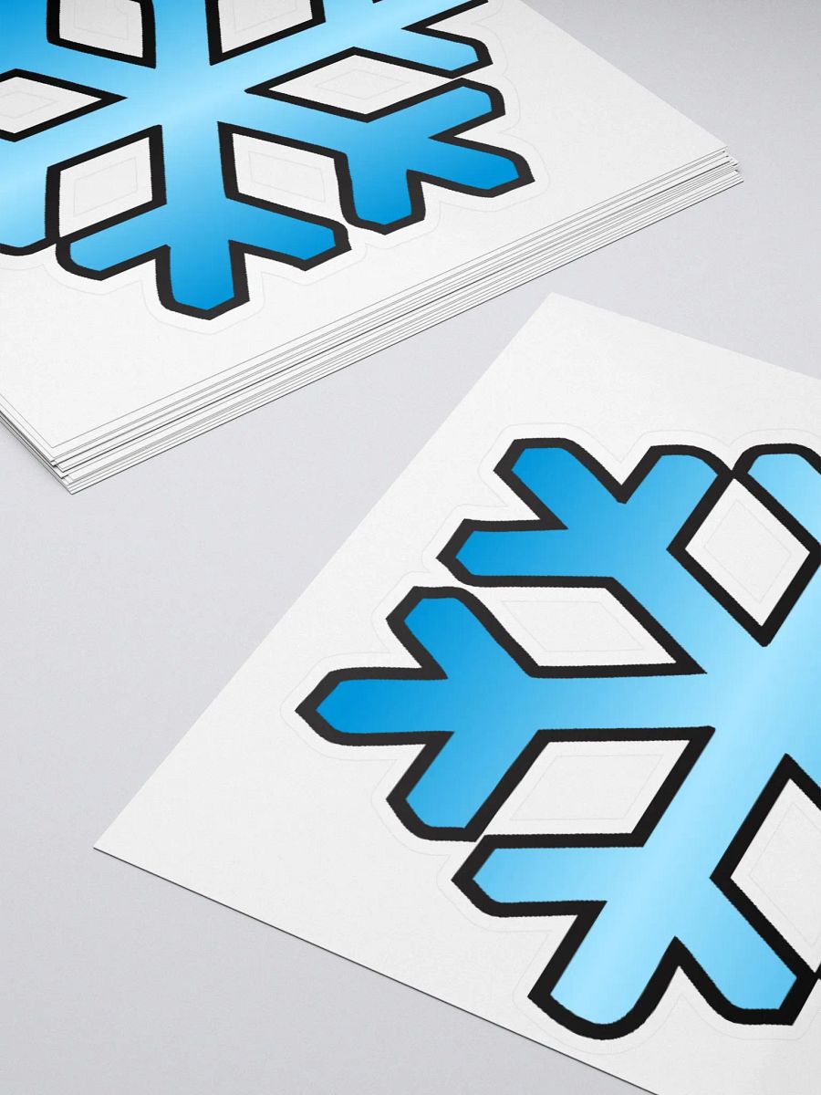 Snowflake sticker product image (4)