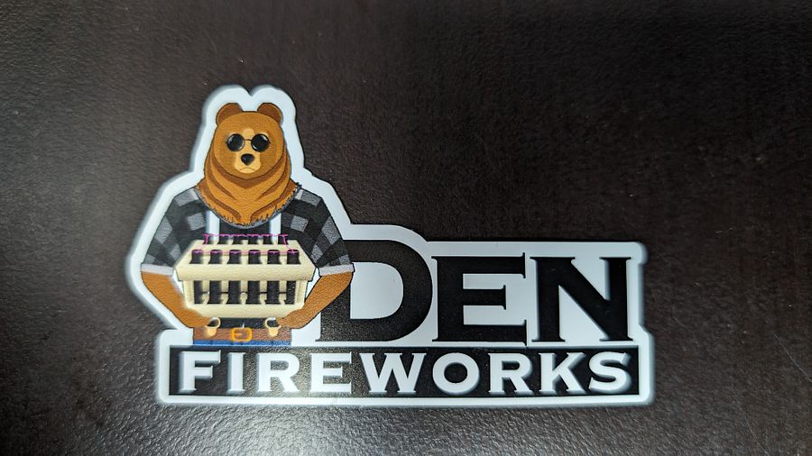 Den Fireworks Sticker product image (2)
